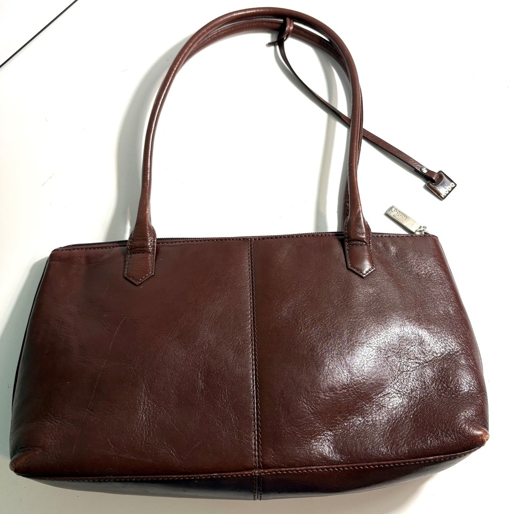 Hobo Vintage Y2K Brown Leather Handbag